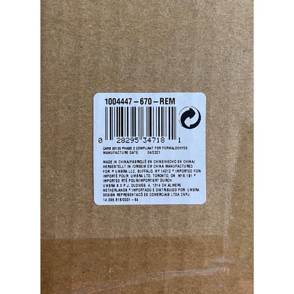 Umbra Trigem Bracelet Bar, White & Nickel - Picture 7 of 7